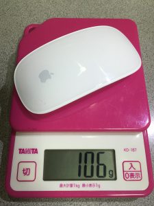 Apple Magic Mouseの重さ
