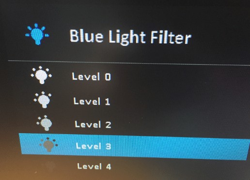 ASUS Blue Light Filterの調整