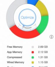 Mac メニューバーに空きメモリを表示する無料アプリ[Memory Monitor]