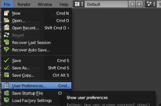 Blenderを日本語化させる方法