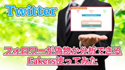 【Twitter】フォロワーを購入した数がわかるかも!?Fakersの使い方&使ってみた