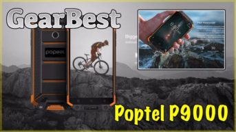 【Poptel P9000】防御力が高い防水スマホ！大容量バッテリーや広範囲のフラッシュライトを搭載！