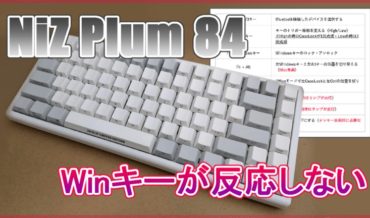 NiZ Windowsキー 反応しない