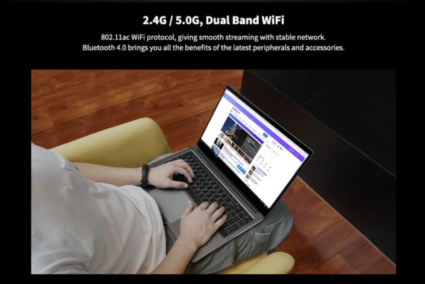 CHUWI LapBook Plus ネットワーク